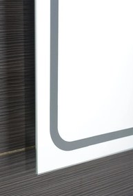 Sapho Sapho, Zrkadlo GEMINI s LED osvetlením 55x55cm, GM055