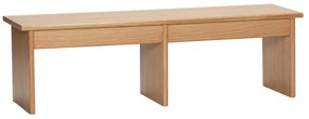 TV stolík v dekore duba v prírodnej farbe 99x30 cm Doppio – Hübsch