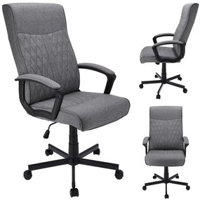 Dekorstudio Kancelárske otočné kreslo COMFORT - sivé