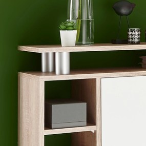 Sconto Predsieňová stena TRACK dub sonoma/biela