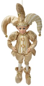 Decorative Pendant Elf 14x10x38 Cm Beige Textile - 14*10*38 cm