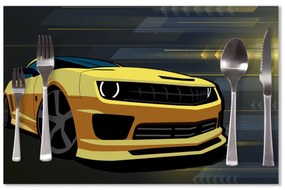 Sablio Prestieranie Chevrolet Camaro Pruhy: 40x30cm