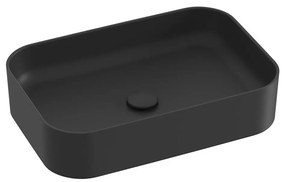 Ravak XJX0D155001 - Umývadlo na dosku CERAMIC SLIM 55x37 cm keramika/čierna