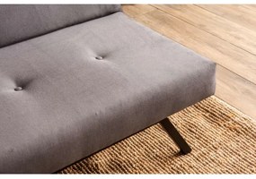 Dvojmiestna rozkladacia pohovka BAKU sivá