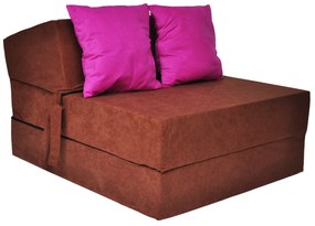 Rozkladacie molitanové kreslo (matrace) - karamelové