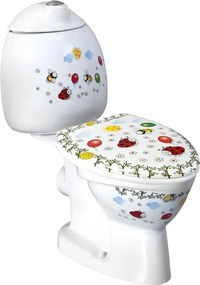 CREAVIT CREAVIT, KID detské WC kombi vr.nádržky, zadný odpad, farebná potlač, CK311.400.0F