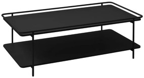 Dizajnový konferenčný stolík Harinder 110 cm čierny