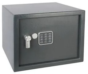 Nábytkový trezor s elektronickým zámkom, číselnou klávesnicou a páčkou na otvorenie, 300 x 380 x 300 mm