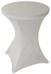 Poťah na vysoký stôl, elastický, 80 x 80 x 110 cm, sivý