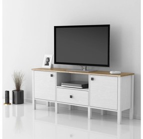 TV stolík/skrinka Franc 24 (biele drevo). Vlastná spoľahlivá doprava až k Vám domov. 1107892