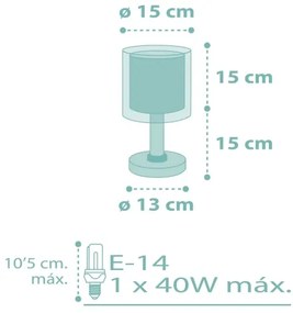 Dalber 41001H - Datská lampička DOTS 1xE14/40W/230V