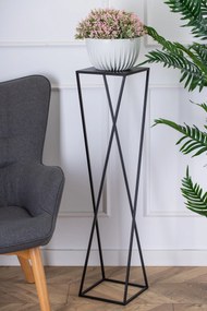 STOJAN NA KVETINÁČ LOFT4 100X24X24 CM ČIERNA