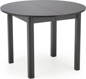 Rozkladací jedálenský stôl 102-142 cm Ralllon (čierna) (pre 4 6 osôb). Vlastná spoľahlivá doprava až k Vám domov. 1049299