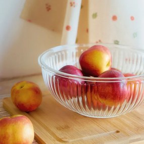 Nádoba NORAH 888170 drážkovaná s vekom