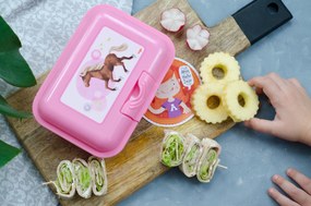 Desiatový box s priehradkou - Koník