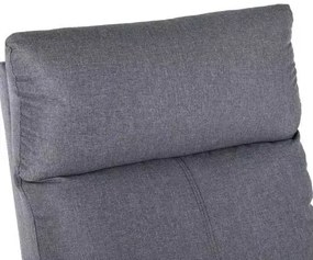LuxuryForm DESIGN Televízne kreslo RUFO s polohovaním - šedé