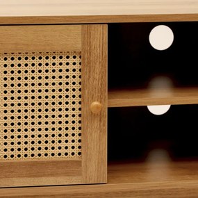 Stolík pod televízor NOTTO s ratanom 849652