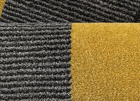 Koberce Breno Kusový koberec LARA E543A-FTD28 Grey-Yellow, viacfarebná,200 x 290 cm