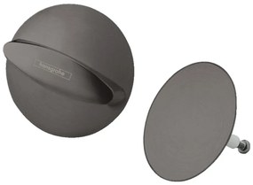 Hansgrohe Flexaplus, vrchná súprava odtokovej prepadovej súpravy, matná čierna chrómová, HAN-58185340