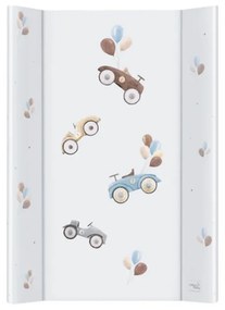 Podložka prebaľovacia 2-hranná s pevnou doskou (50x70) Comfort Retro Cars