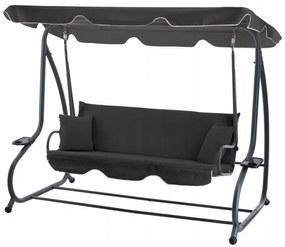 Záhradná hojdačka rozkladacia Ibiza - antracit