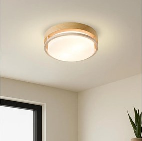 Brilagi - Stropné svietidlo ORINO 2xE27/40W/230V priemer 27 cm dekor dreva/dub