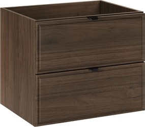 Kúpeľňová zostava Villa s doskou a skrinkami 60 cm orech