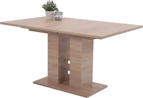 Rozkladací jedálenský stôl Helena 140x90 cm, dub sonoma%