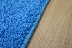 Vopi, AKCIA: 50x80 cm Kusový koberec Color shaggy modrý, modrá, detská izba