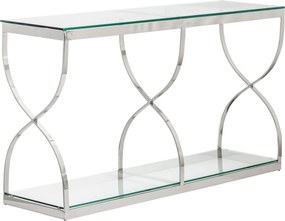 Konzolový stolík Dubai silver 140 x 40 x 80