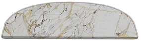 Biele nášľapy na schody v súprave 16 ks 20x65 cm Marble Art – Vitaus