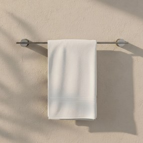 Rea Tomi, kúpeľňový vešiak na uteráky 60cm, brúsená oceľ, REA-88012