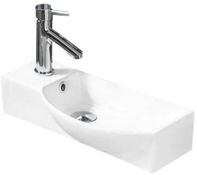 Mexen Hugo umývadlo na dosku pravé 50 x 23 cm biele - 21255000R