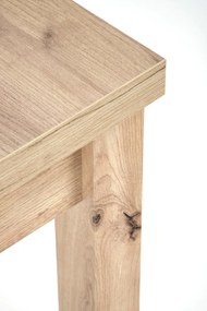 Rozkladací jedálenský stôl TIAGO SQUARE remeselný dub