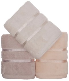 Sada 3 ks ručníků Dolce žlutá/lila/lososová