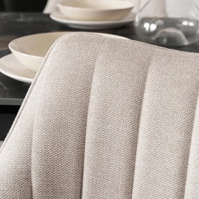 PROXIMA.store - Čalúnená otočná stolička MUMBAI FARBA: hnedá