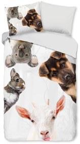 Bavlnené detské obliečky na jednolôžko/predĺžené 140x220 cm Semmie – Good Morning