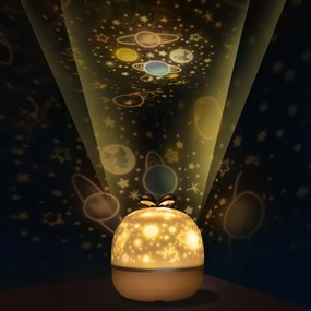 Lampa nočné hviezdy projektor STARLY
