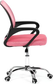 Detská otočná stolička ružová KA-L103 PINK