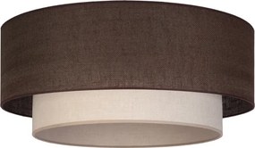 BRILAGI - LED stropné svietidlo BOHO ECO 1xE27/10W/230V pr. 40 cm hnedá/krémová