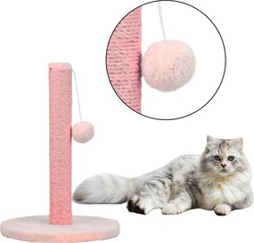 Lean Toys Škrabadlo pre mačky 40x30cm - ružové