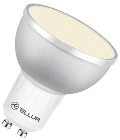 Tellur WiFi Smart LED RGB žiarovka GU10, 5 W, čirá, teplá biela