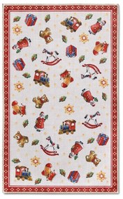 Červený koberec s vianočným motívom 50x80 cm Red Christmas – Villeroy&amp;Boch