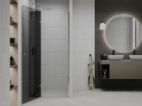Sprchové dvere maxmax ROMA 80 cm - grafitové sklo