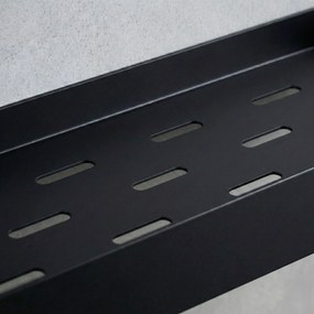 Rea Rea, kúpeľňová polica 60cm, SF04, čierna matná, REA-06004