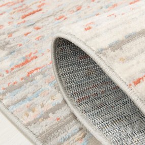 TA Koberec G501C WHITE/SALMON PORTLAND HIK Biely Obdĺžnikový Rozmer: 80x150 cm