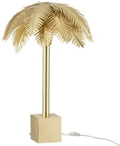 Zlatá kovová stolná palmová lampa Coconut - Ø 45 * 72 cm