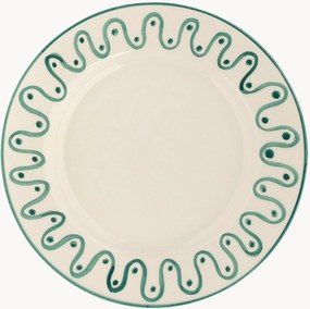 Ručne maľovaný plytký tanier Leaf