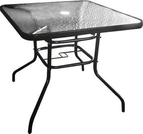 TRENDIE Zostava záhradného nábytku - 4 stoličky a stôl 80x80cm