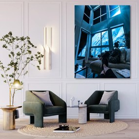 Gario Obraz na plátne Byt s výhľadom do vesmíru - Alex Griffith Rozmery: 40 x 60 cm